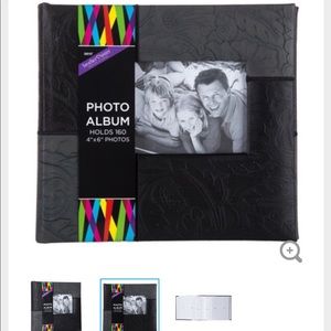 Pewter Patchwork Filigree Photo Album  4 x 6 ✨NWT✨